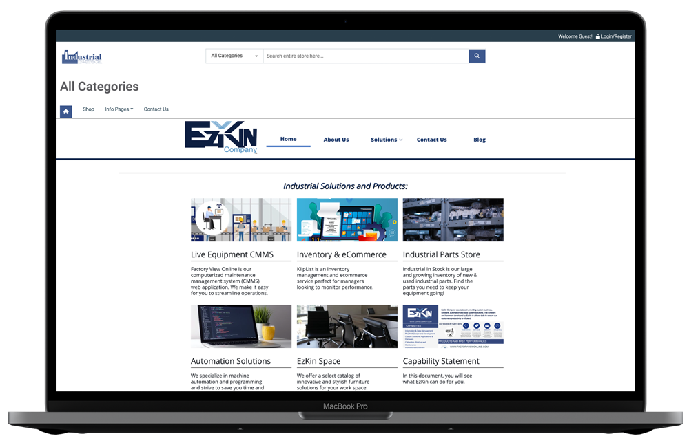 Personal E-Commerce Page on KiipList